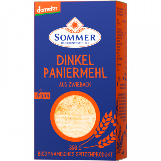 Sommer Demeter Dinkel Paniermehl 300 g 