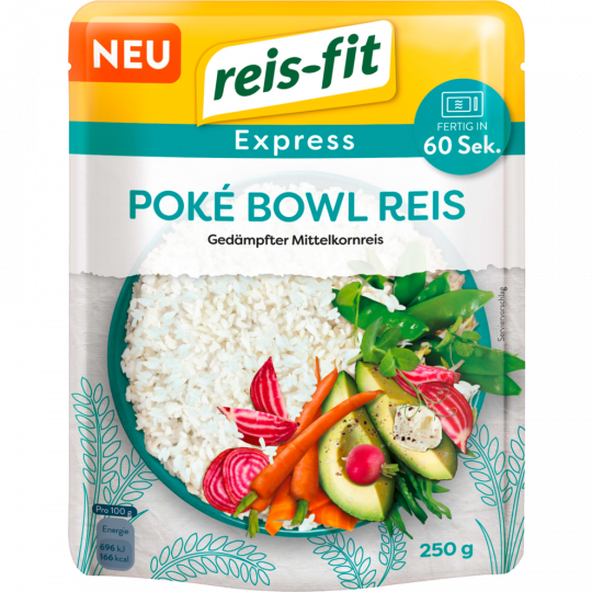 reis-fit Express Poke Bowl Reis 250 g 