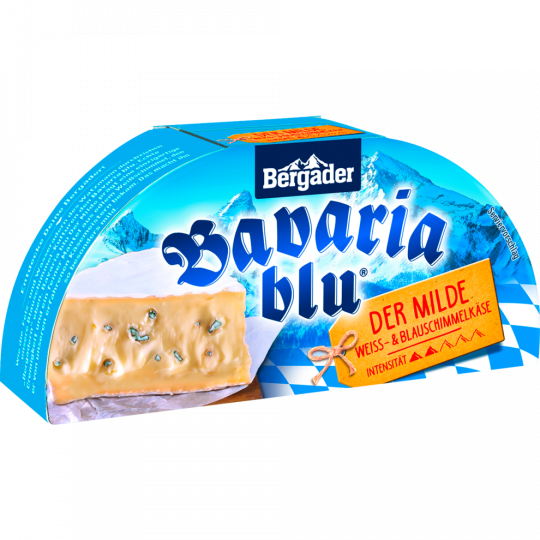 Bergader Bavaria Blu "Der Milde" Halbrund 72 % Fett i. Tr. 175 g 