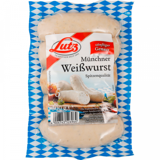 Lutz Münchener Weißwurst 5 x 60 g 