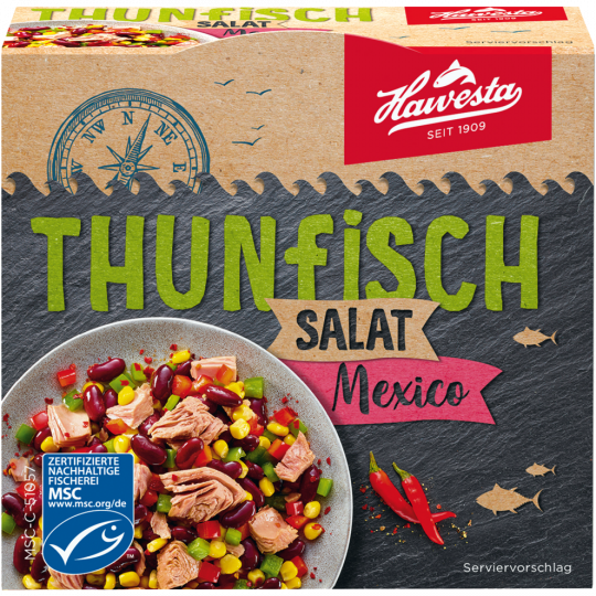 Hawesta MSC Thunfischsalat Mexiko 160 g 