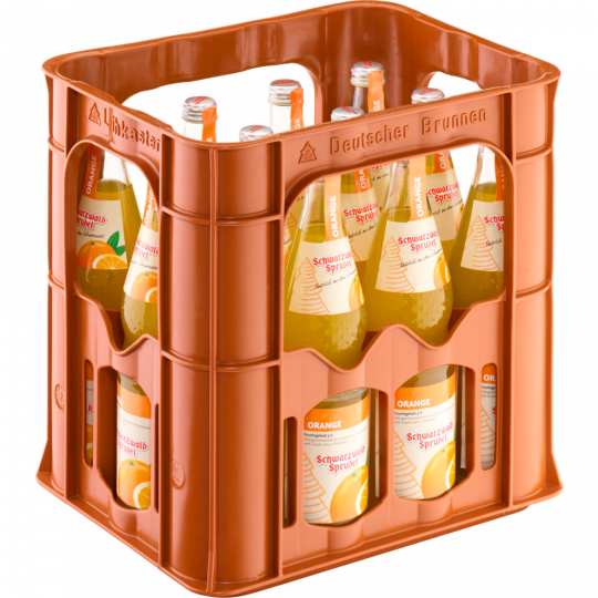 Schwarzwald Sprudel Orange - Kiste 12 x 0,7 l 