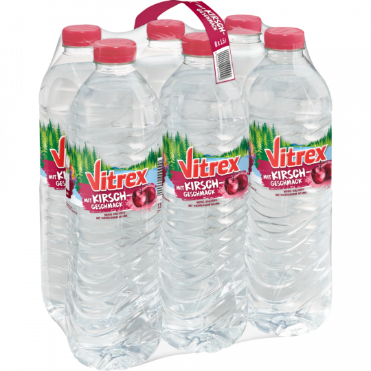 Vitrex Flavoured Water Kirsche - 6-Pack 6x1,5 l 