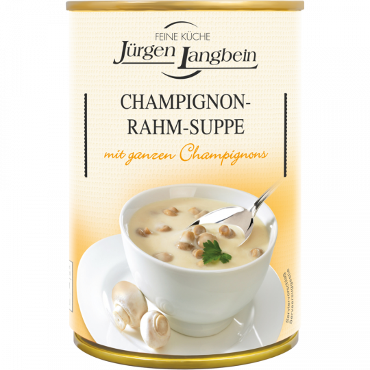 Jürgen Langbein Champignon Rahm Suppe 400 ml 
