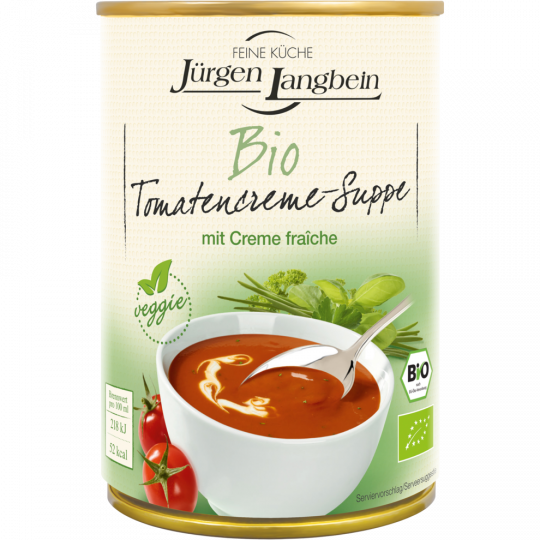 Jürgen Langbein Bio Tomatencreme-Suppe 400 ml 