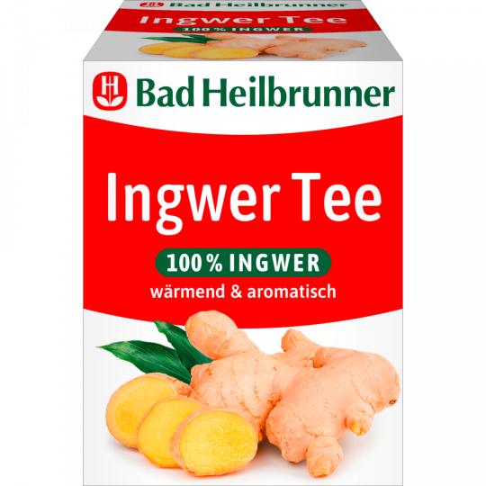 Bad Heilbrunner Ingwer Tee 8 Teebeutel 