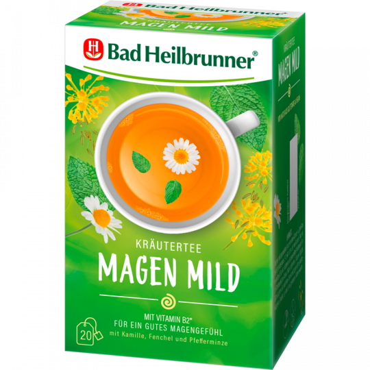 Bad Heilbrunner Magen Mild Tee 20 Teebeutel 