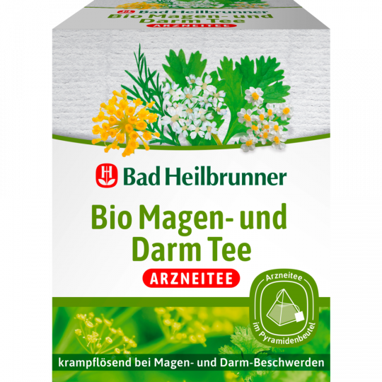 Bad Heilbrunner Bio Magen- und Darm Tee 12 Teebeutel 
