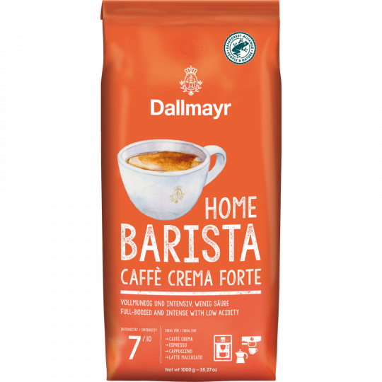 Dallmayr Home Barista Caffé Crema Forte ganze Bohnen 1 kg 