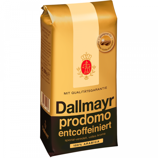 Dallmayr Prodomo entcoffeiniert ganze Bohnen 500 g 