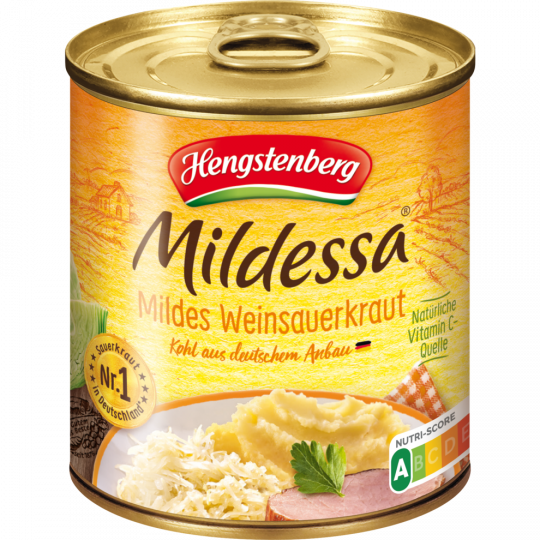 Hengstenberg Mildessa Mildes Weinsauerkraut 300 g 