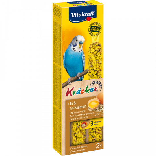 Vitakraft Kräcker® Klassik Ei & Grassamen 54 g 