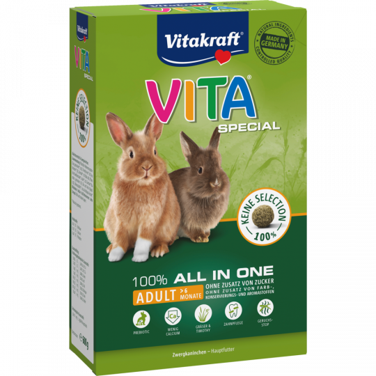 Vitakraft Vita Special für Zwergkaninchen 600 g 