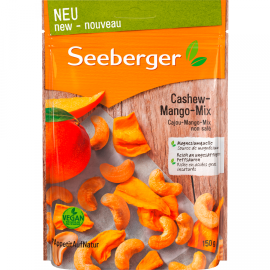 Seeberger Cashew-Mango-Mix 150 g 