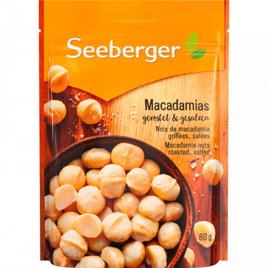 Seeberger Macadamias geröstet & gesalzen 80 g 