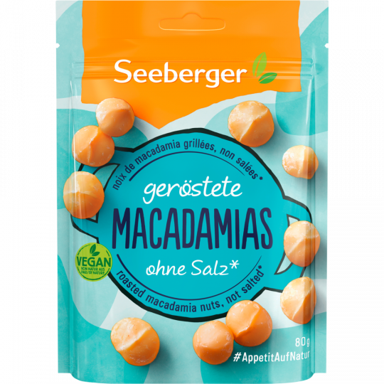 Seeberger Geröstete Macadamias 80 g 