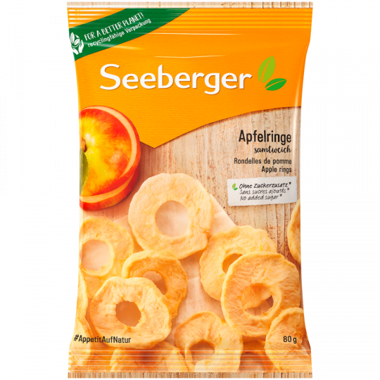 Seeberger Apfelringe 80 g 