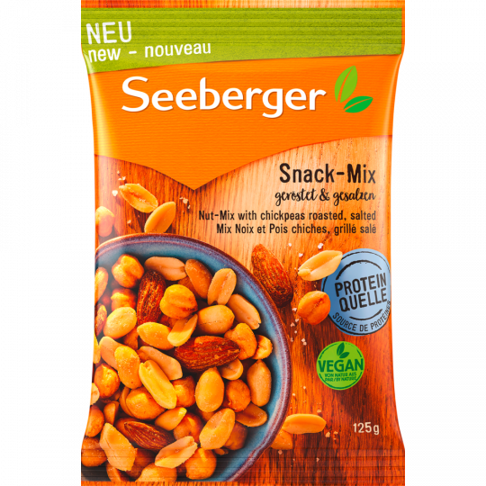 Seeberger Snack-Mix geröstet & gesalzen 125 g 