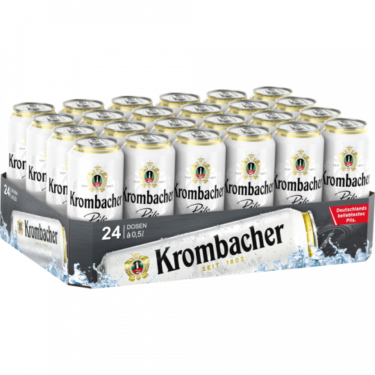 Krombacher Pils - Tray 24 x 0,5 l 