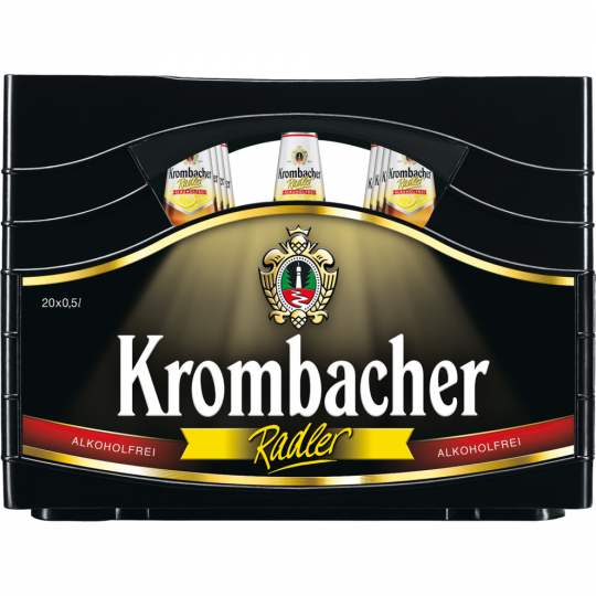 Krombacher Radler alkoholfrei - Kiste 20 x 0,5 l 