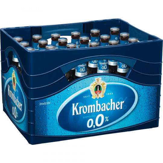 Krombacher 0,0 % Pils alkoholfrei - Kiste 24 x 0,33 l 