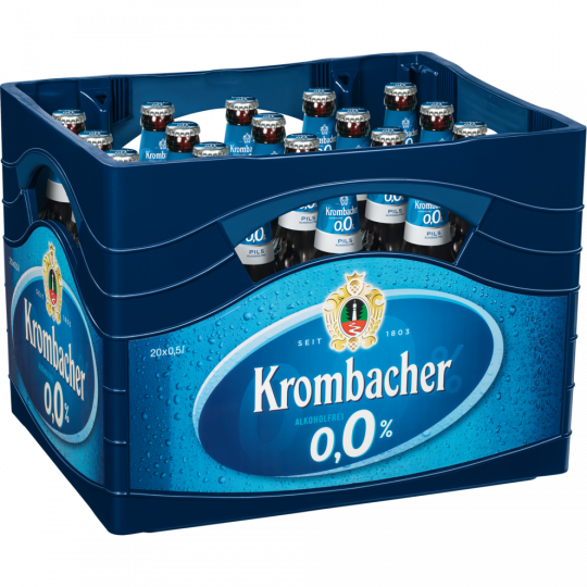 Krombacher Alkoholfrei 0,0 % - Kiste 20 x 0,5 l 