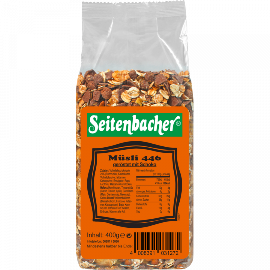 Seitenbacher Müsli geröstet mit Schoko 400 g 
