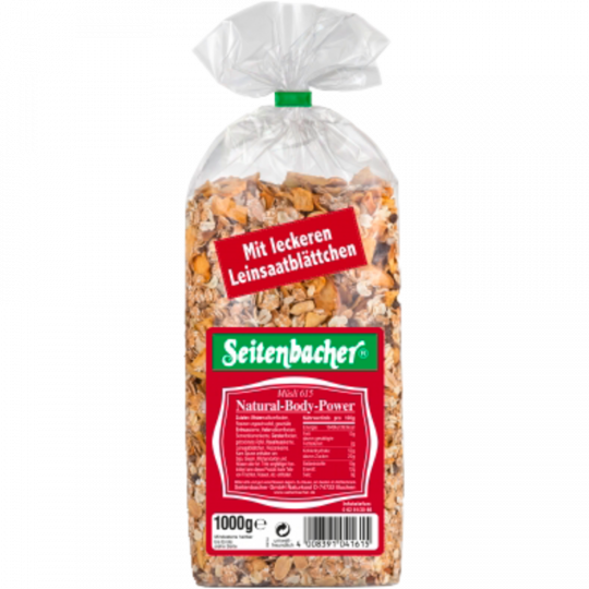 Seitenbacher Müsli Natural Body Power 1 kg 