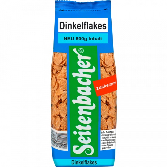 Seitenbacher Dinkelflakes zuckerarm 500 g 