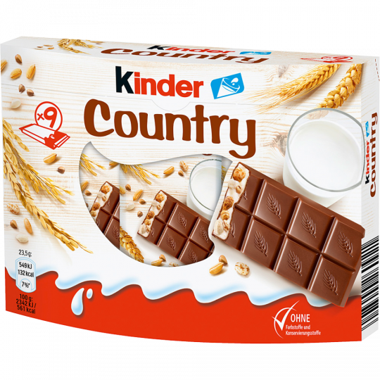 Ferrero kinder Country 9 Stück 