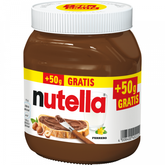 Ferrero nutella 450 g + 50 g 