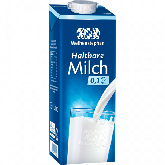 Weihenstephan Haltbare Milch 0,1% Fett 1 l 