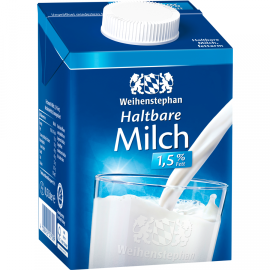 Weihenstephan Haltbare Milch 1,5 % Fett 500 ml 