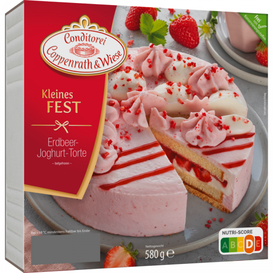 Conditorei Coppenrath & Wiese Kleines Fest Erdbeer-Joghurt Torte 580 g 
