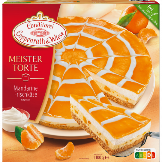 Conditorei Coppenrath & Wiese Meistertorte Mandarine-Frischkäse 1,1 kg 