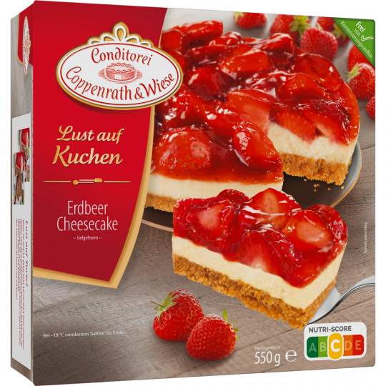 Conditorei Coppenrath & Wiese Lust auf Kuchen Erdbeer Cheesecake 550 g 