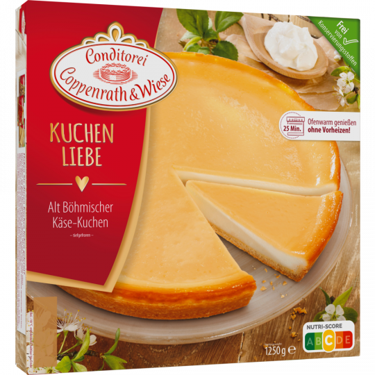 Conditorei Coppenrath & Wiese Kuchenliebe Alt Böhmischer Käse-Kuchen 1,25 kg 