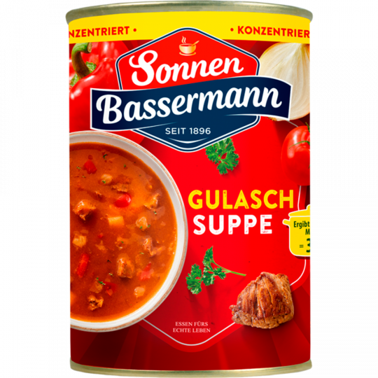 Sonnen Bassermann Gulaschsuppe konzentriert 400 ml 