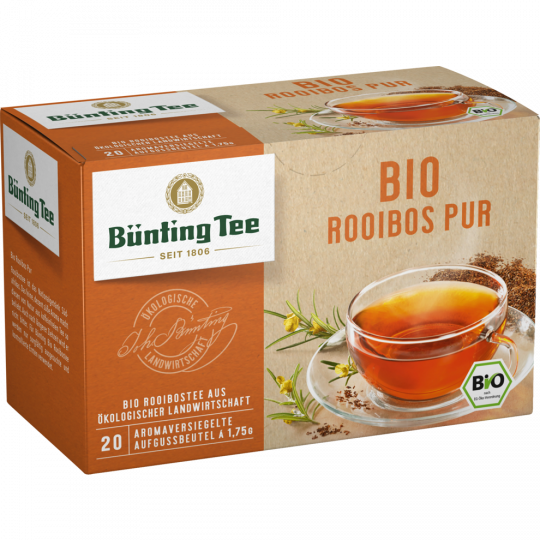 Bünting Tee Bio Rooibos Pur 20 Teebeutel 
