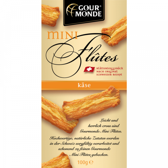 Gourmonde Mini Flutes Käse 100 g 