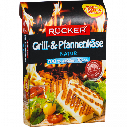 Rücker Grill- und Pfannenkäse Natur 45 % Fett i. Tr. 150 g 