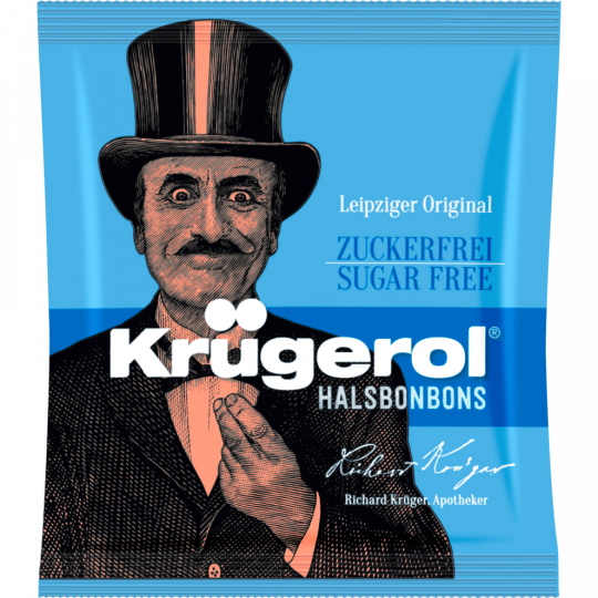 Krügerol Halsbonbons Original zuckerfrei 50 g 