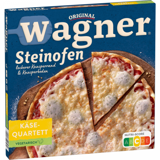 Original Wagner Steinofen Pizza Käse-Quartett 350 g 