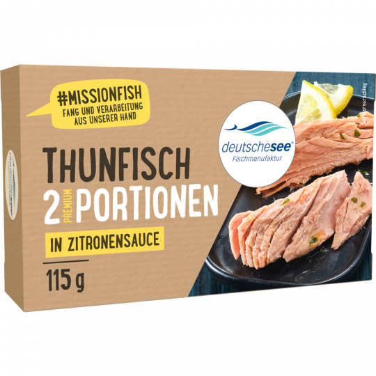 deutschesee Thunfisch-Filets in Zitronensauce 115 g 