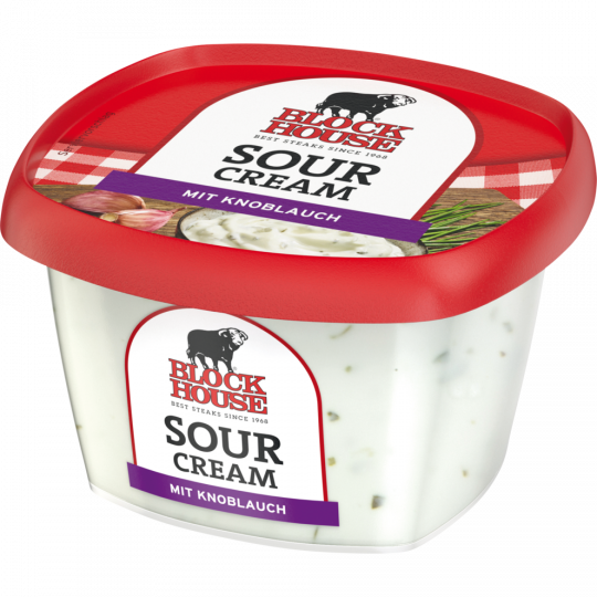 Block House Sour Cream mit Knoblauch 200 g 