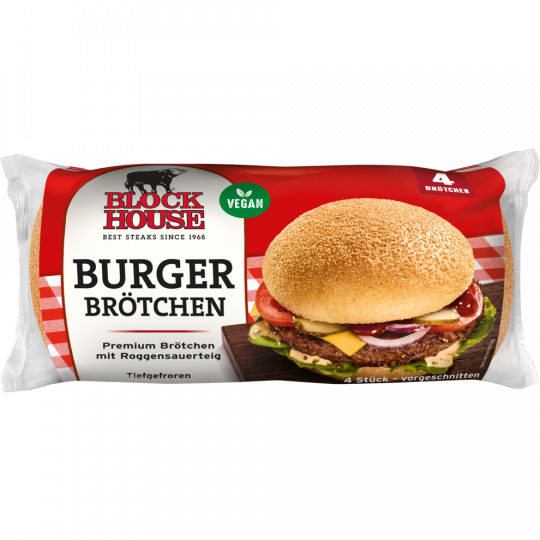 Block House Burger Brötchen 4 x 70 g 