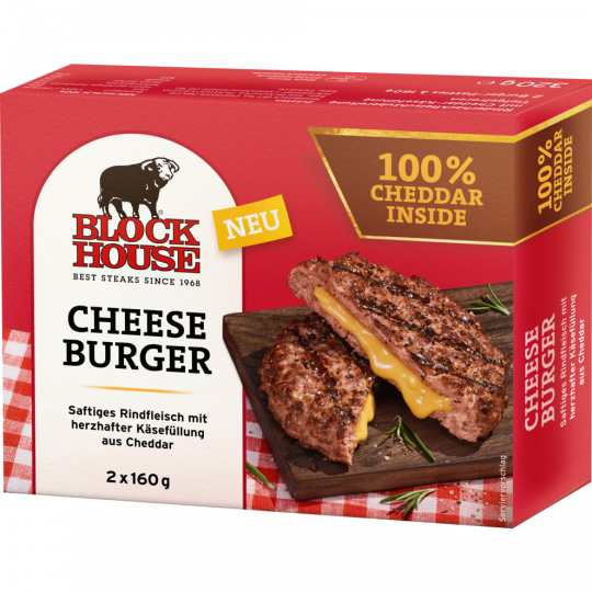 Block House Cheese Burger 2 x 160 g 