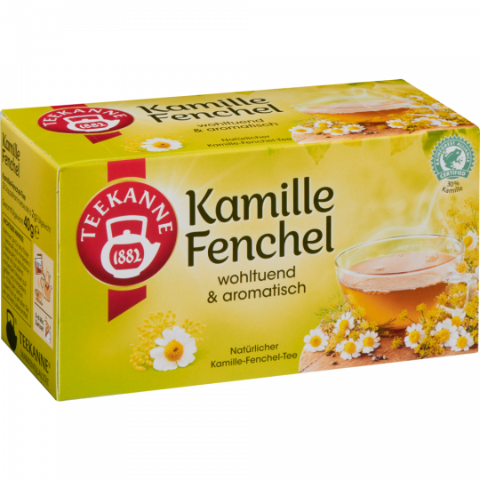 Teekanne Kamille-Fenchel Tee 20 Teebeutel 