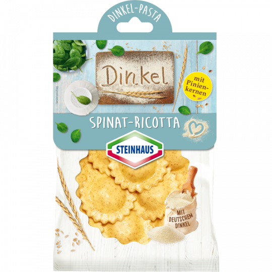 Steinhaus Dinkel Pasta Spinat-Ricotta 230 g 