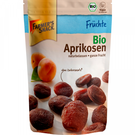 Farmer's Snack Bio Aprikosen getrocknet entsteint 150 g 